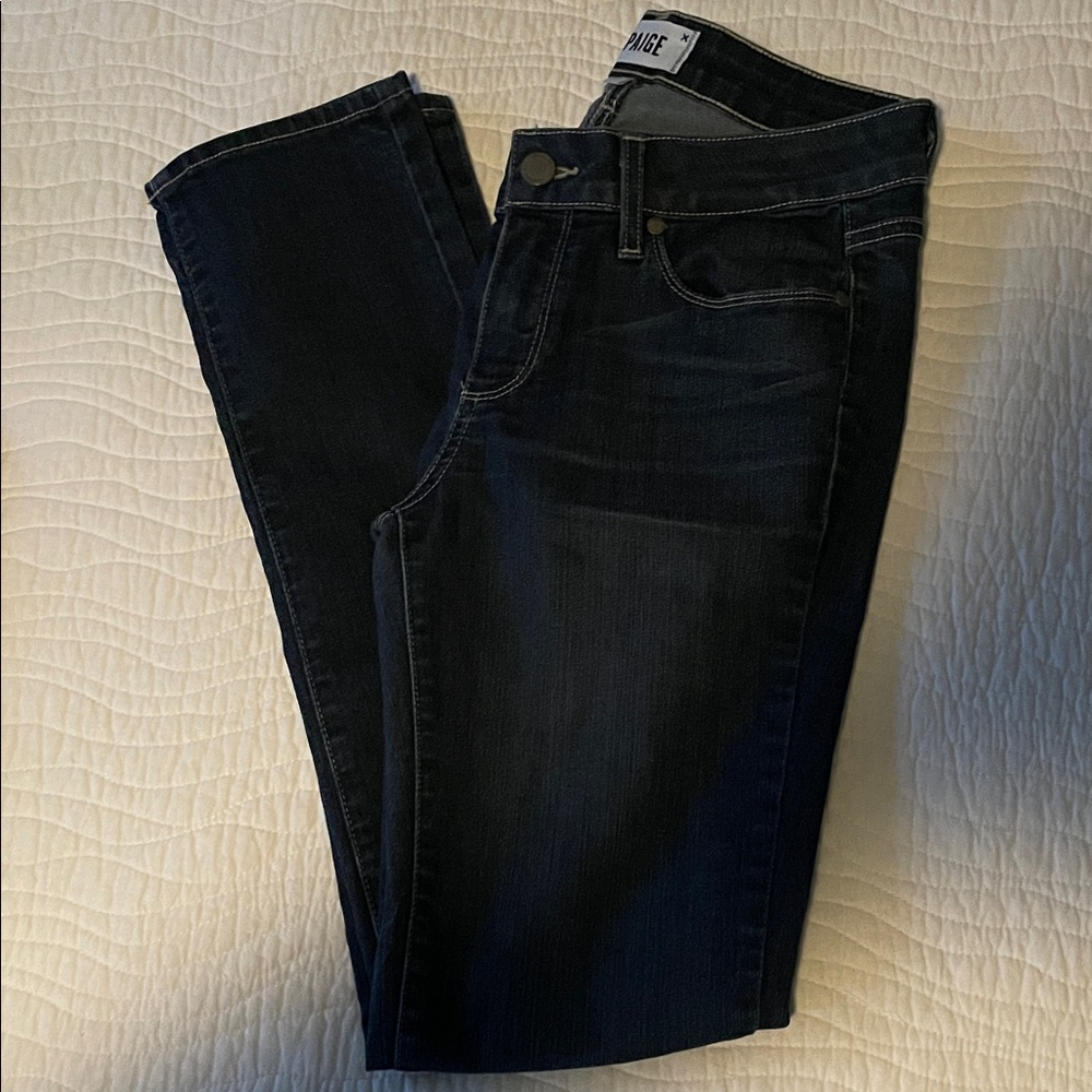 PAIGE Dark Indigo Women's Skinny Jeans